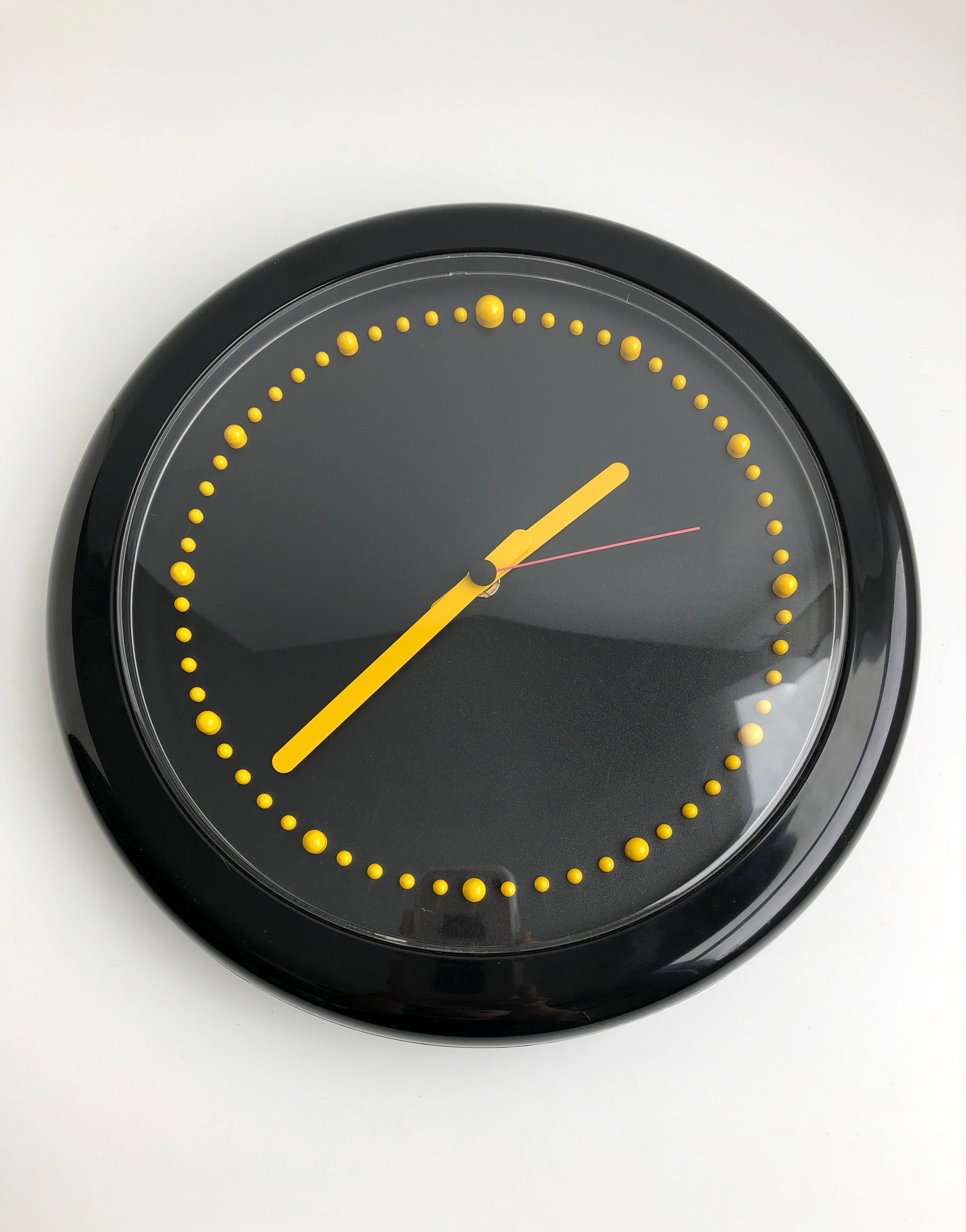 Post Modern Rexite Italy Zero 980 Barbieri Manrianelli Clock Mid