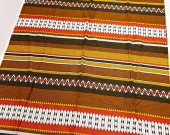 NOS Vintage Varikutomo Oy Lapua Finnish Textile Woven Wool Wall Hanging Large Rug Bedspread Mid Century Scandinavian Weaving