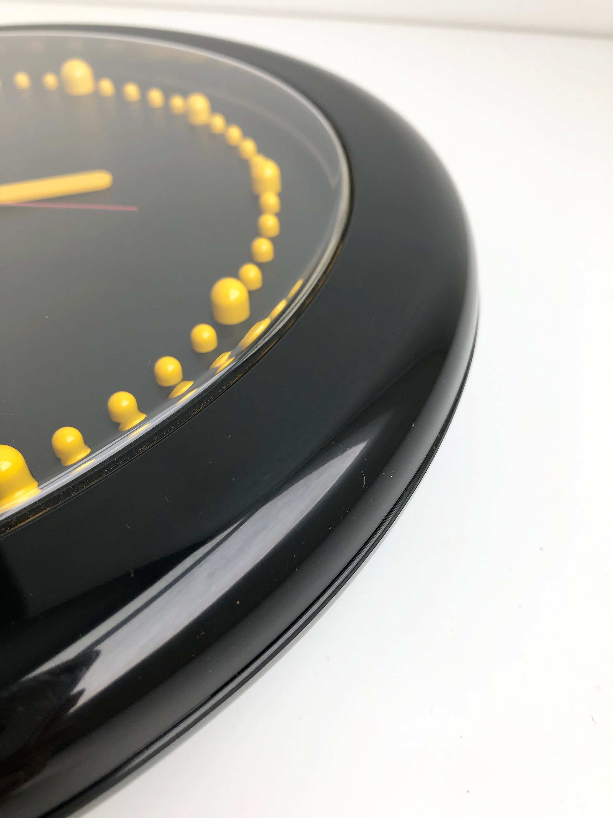 Post Modern Rexite Italy Zero 980 Barbieri Manrianelli Clock Mid