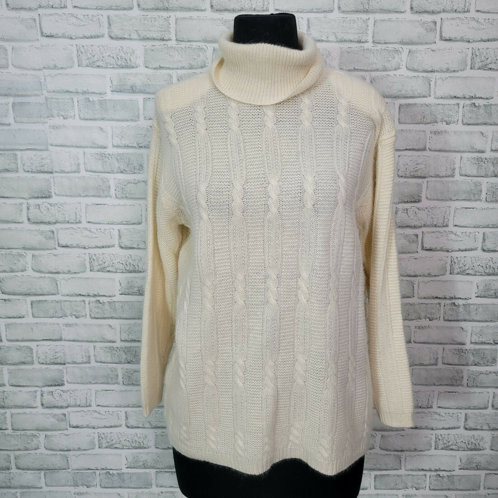 Vintage Jeanne Pierre Womens L Ivory 