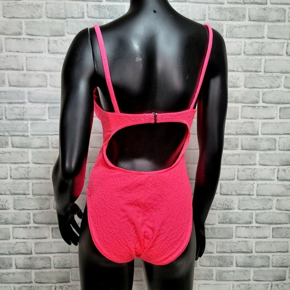 Vintage 80s 90s Pacific Connections Neon Hot Pink… - image 3