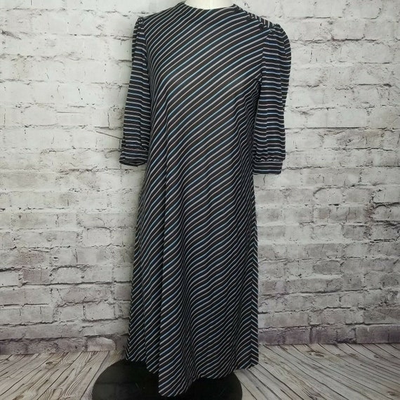 Vintage 80s Mock High Neck Half Sleeve Sheer Rain… - image 1