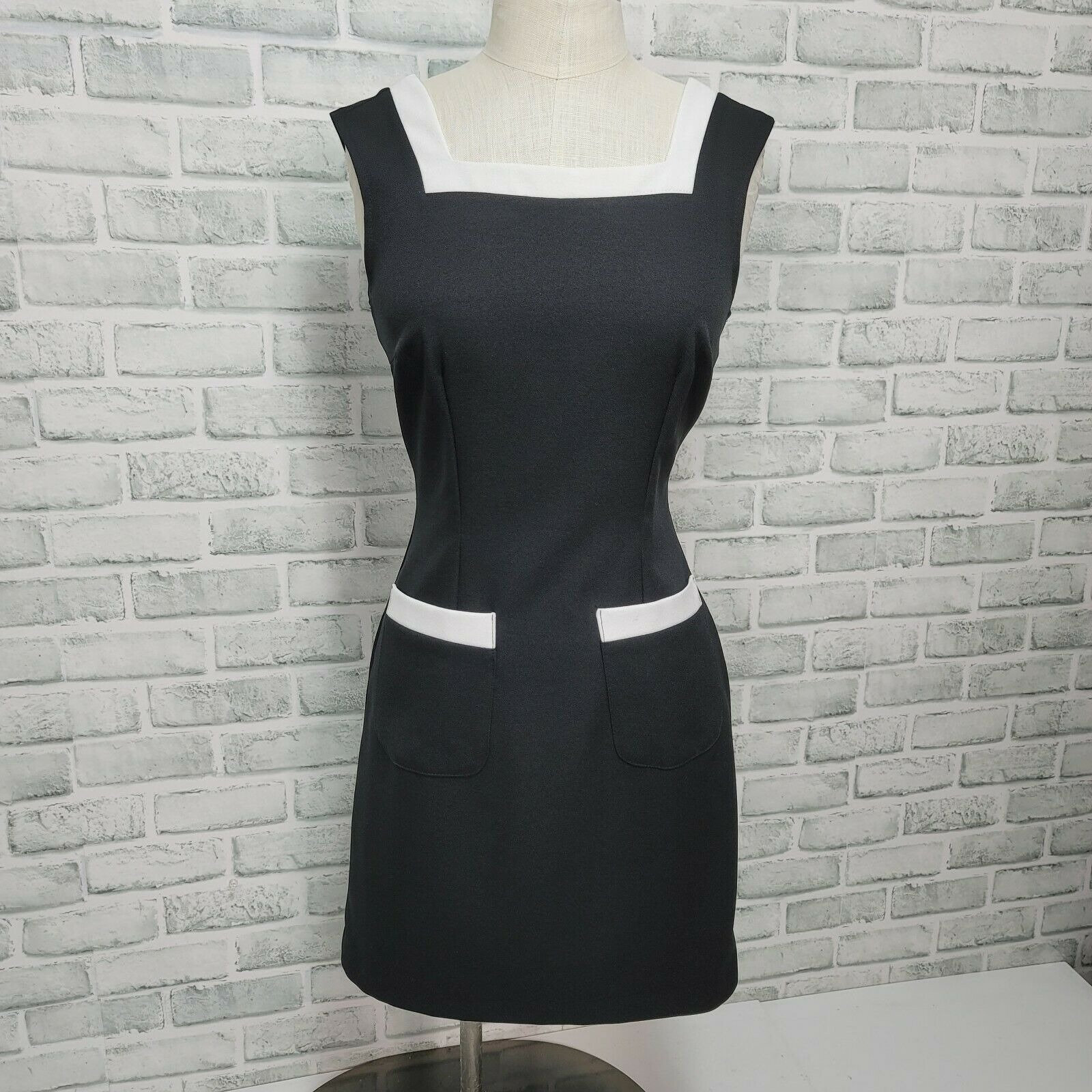 charlotte russe black and white dress