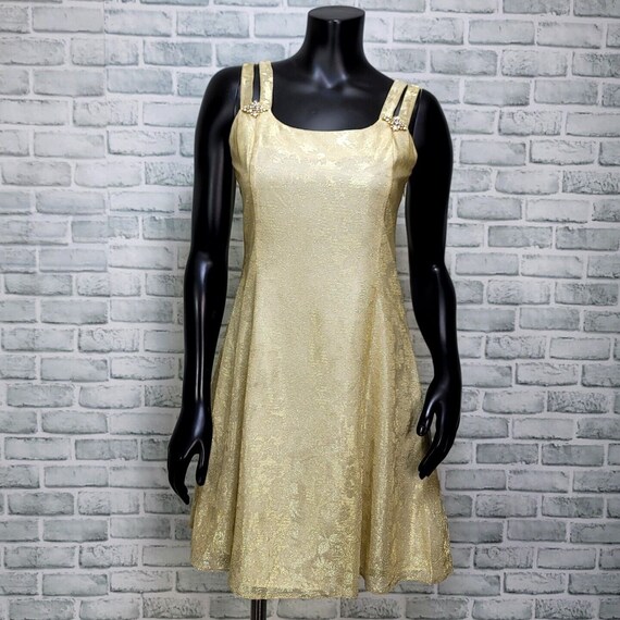 slim fit dress slacks Long Fit & Flare Corset Prom Dress with Rose Gold Glitter Print