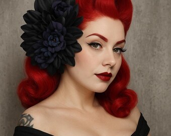 Handmade Tropical Hair Flower Fascinator Tiki Pinup 