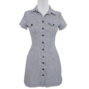 90s gingham dress Cute little gingham dress