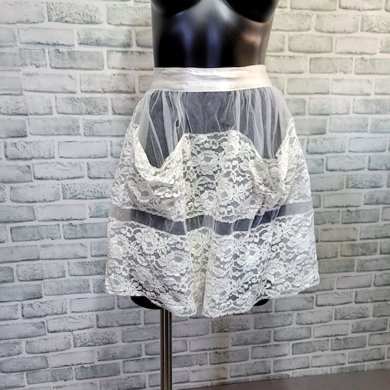 さえら レース エプロン ヴィンテージ チュール さえら レース エプロン ヴィンテージ チュール さえら
