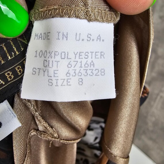 Y2K Chris McLaughlin Rabbit Rabbit Silk Burnout V… - image 9