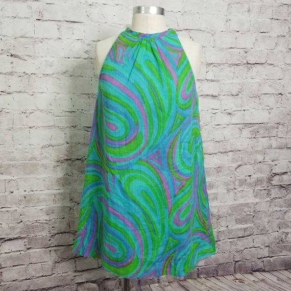 Vintage 60s Honey of California Psychedelic Mod Tr