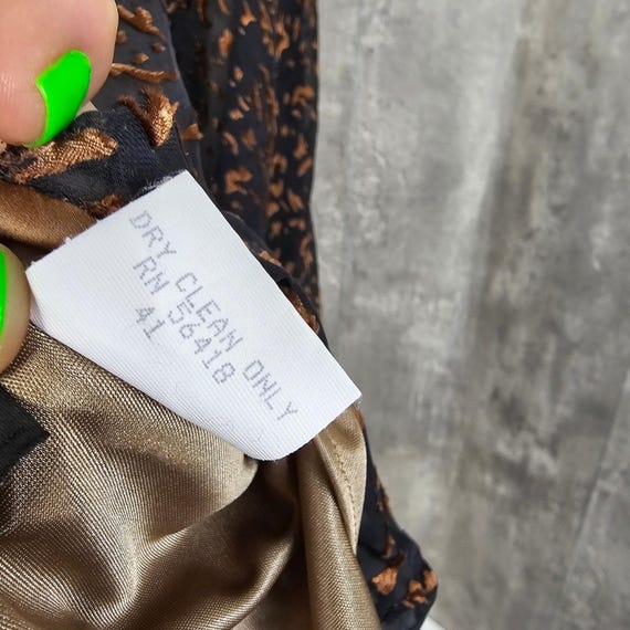 Y2K Chris McLaughlin Rabbit Rabbit Silk Burnout V… - image 10