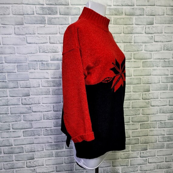 Vintage 80s Jennifer Moore Womens M Oversized Red… - image 2