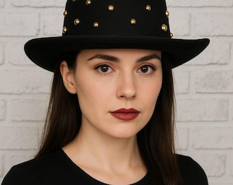 Vintage Marzi Firenze Cloche Hat Leopard Faux Fur Wool Felt  display picture 2