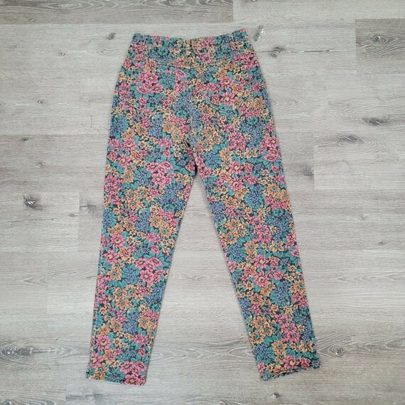 Vintage Fredericks Of Hollywood Floral Denim Jean… - image 5