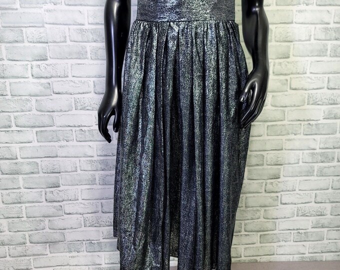 Elastic High Waist Casual Pleated Skirt A Line Elegant Star Patterned Knitted Skirt
