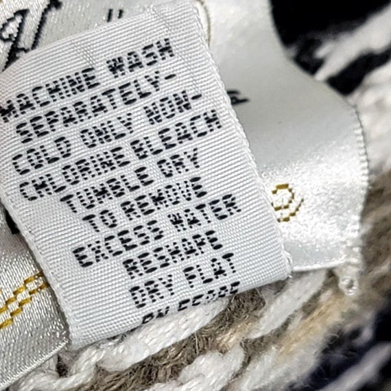 Vintage 80s 90s Express Cie Internationale Handkn… - image 9