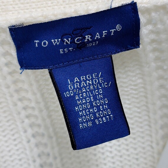 VINTAGE 80s TOWNCRAFT CABLE KNIT