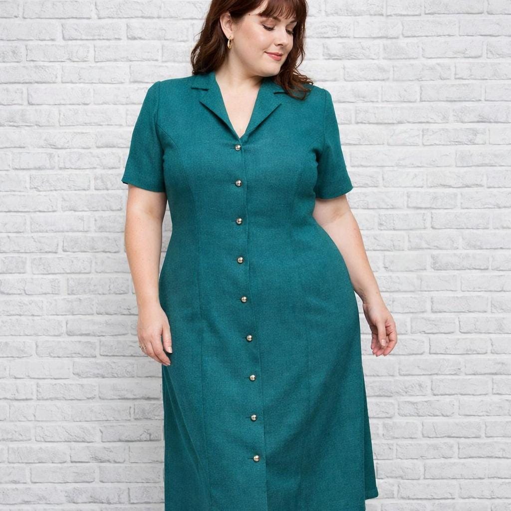 knee length dresses for ladies Miss Dorby Dress  East Village Vintage Collective