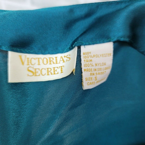 Vintage 80s Victorias Secret Gold Label Size S Gr… - image 7