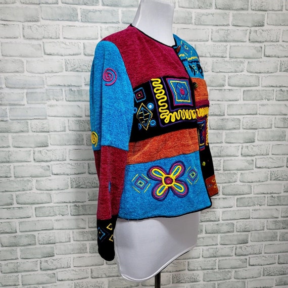 Vintage 90s Drapers & Damons Womens PL Colorblock… - image 5