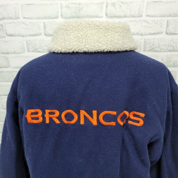 Vintage Reebok NFL Denver Broncos Wool Blend Line… - image 5