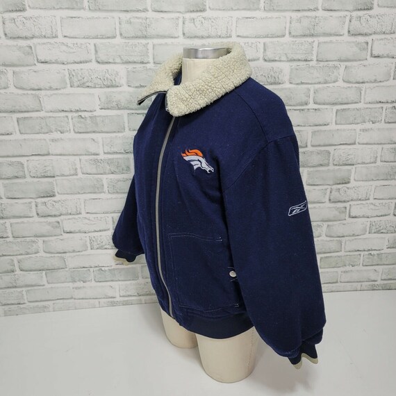 Vintage Reebok NFL Denver Broncos Wool Blend Line… - image 3