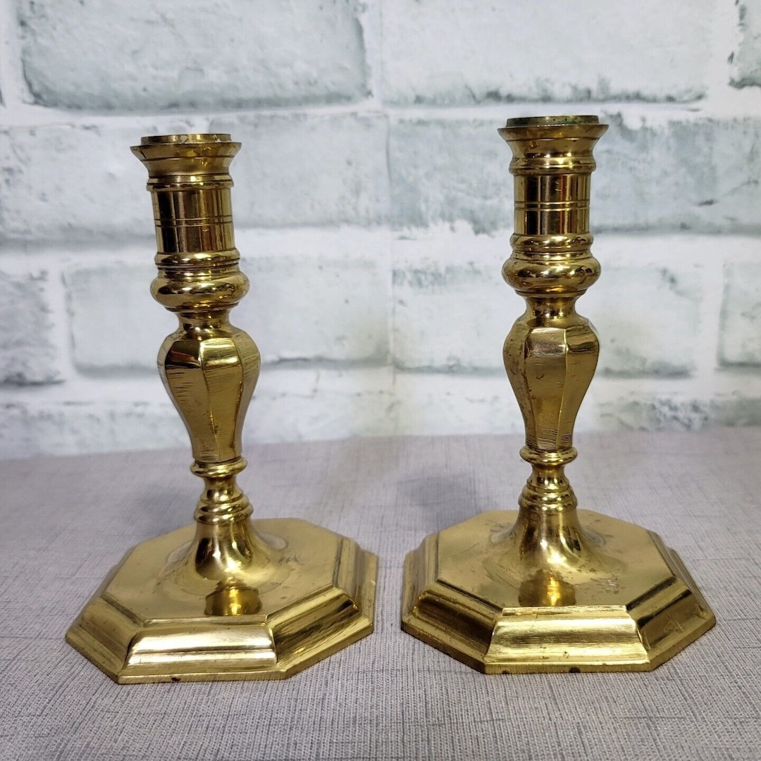 DMC ビンテージ引き出し Vintage 60s Mid Century Set of 2 Brass 5.5