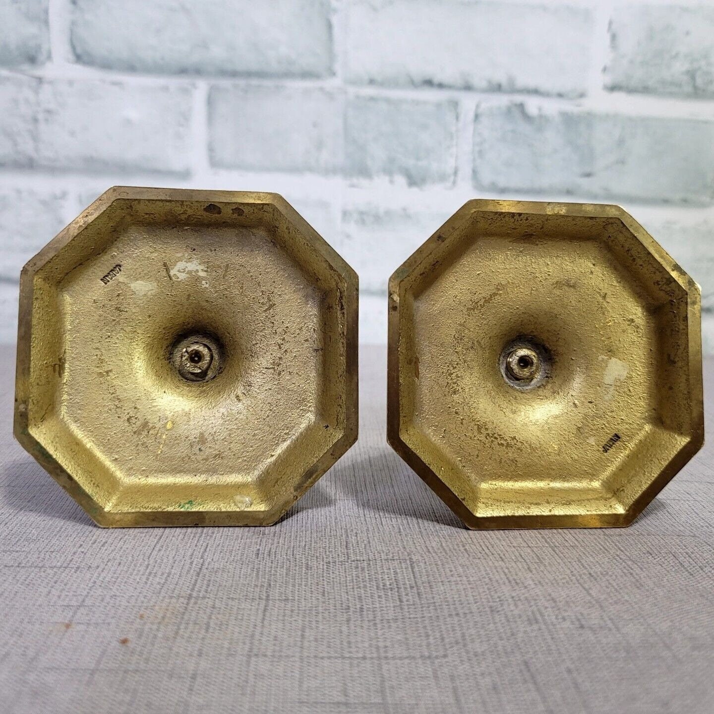 DMC ビンテージ引き出し Vintage 60s Mid Century Set of 2 Brass 5.5