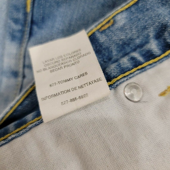 Vintage 90s Tommy Hilfiger Button Fly Patchwork Straight Leg