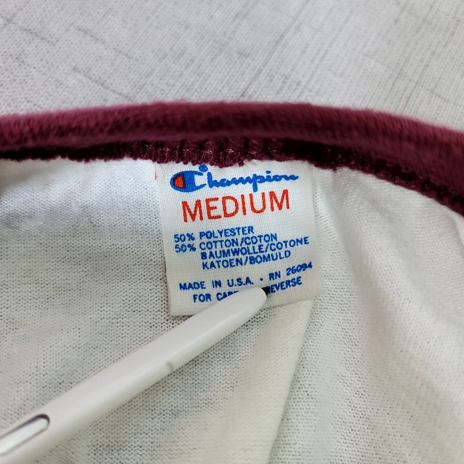 Vintage 80s Champion Size M Harvard University Single Stitch