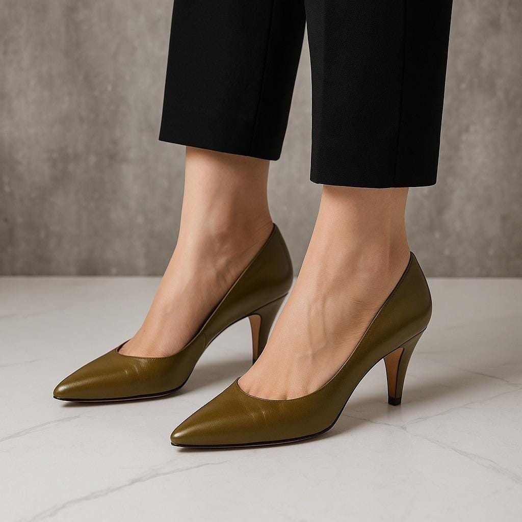 Escarpins Femme Caressa - Talons Hauts Couleur Taupe - Taille US 6.5 M - Neufs Sans Emballage D'origine