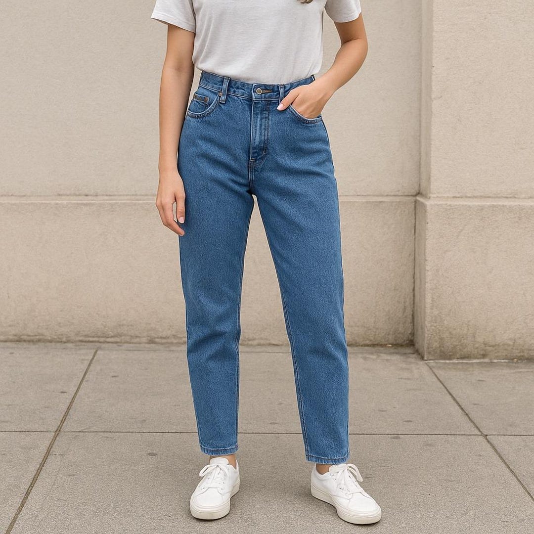 貴重　90's Vintage usa real high Tシャツ Vintage 90s Lee Riveted Womens High Waist Tapered Leg Jeans USA