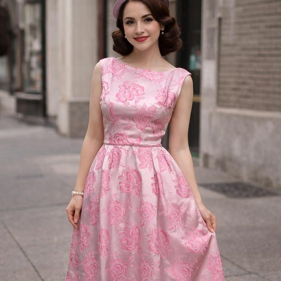 slim fit dress slacks Solid Flare Dress main image 0