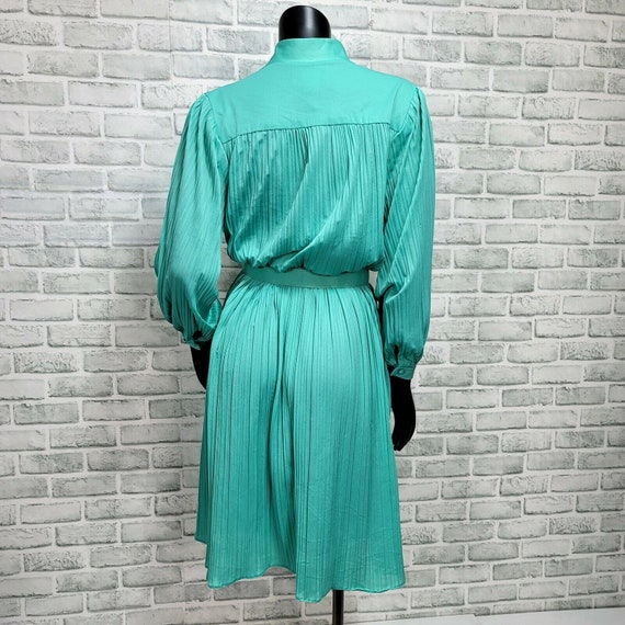 Vintage 70s Willi of California Mint Green Sheer … - image 3