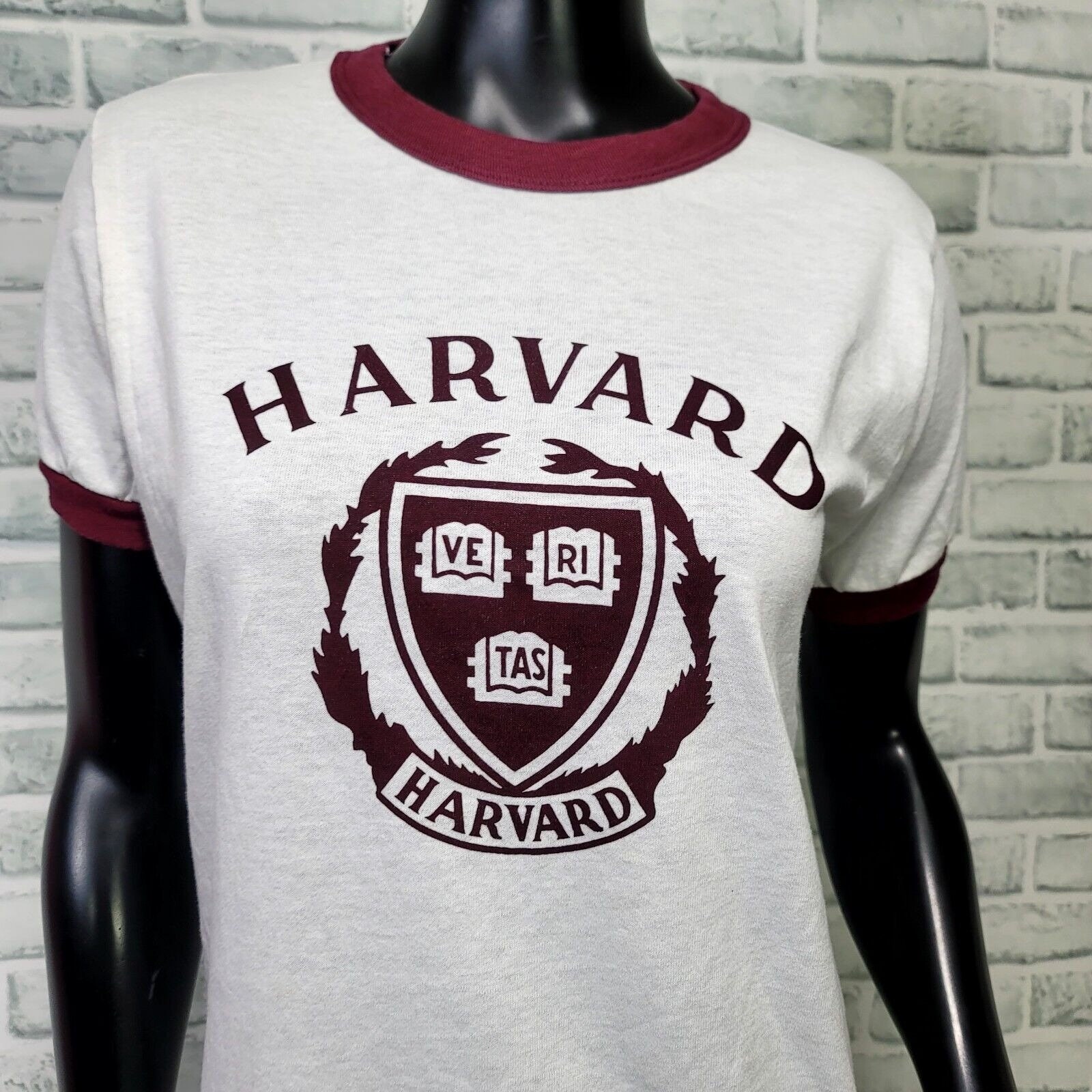 Vintage 80s Champion Size M Harvard University Single Stitch