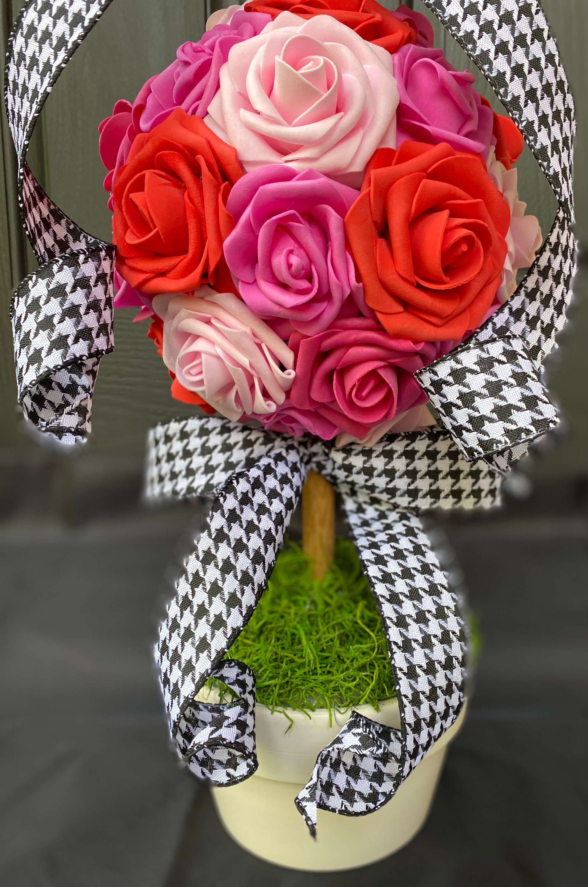 Spring Table Decor Artificial Rose Table Top Decor Roses Etsy