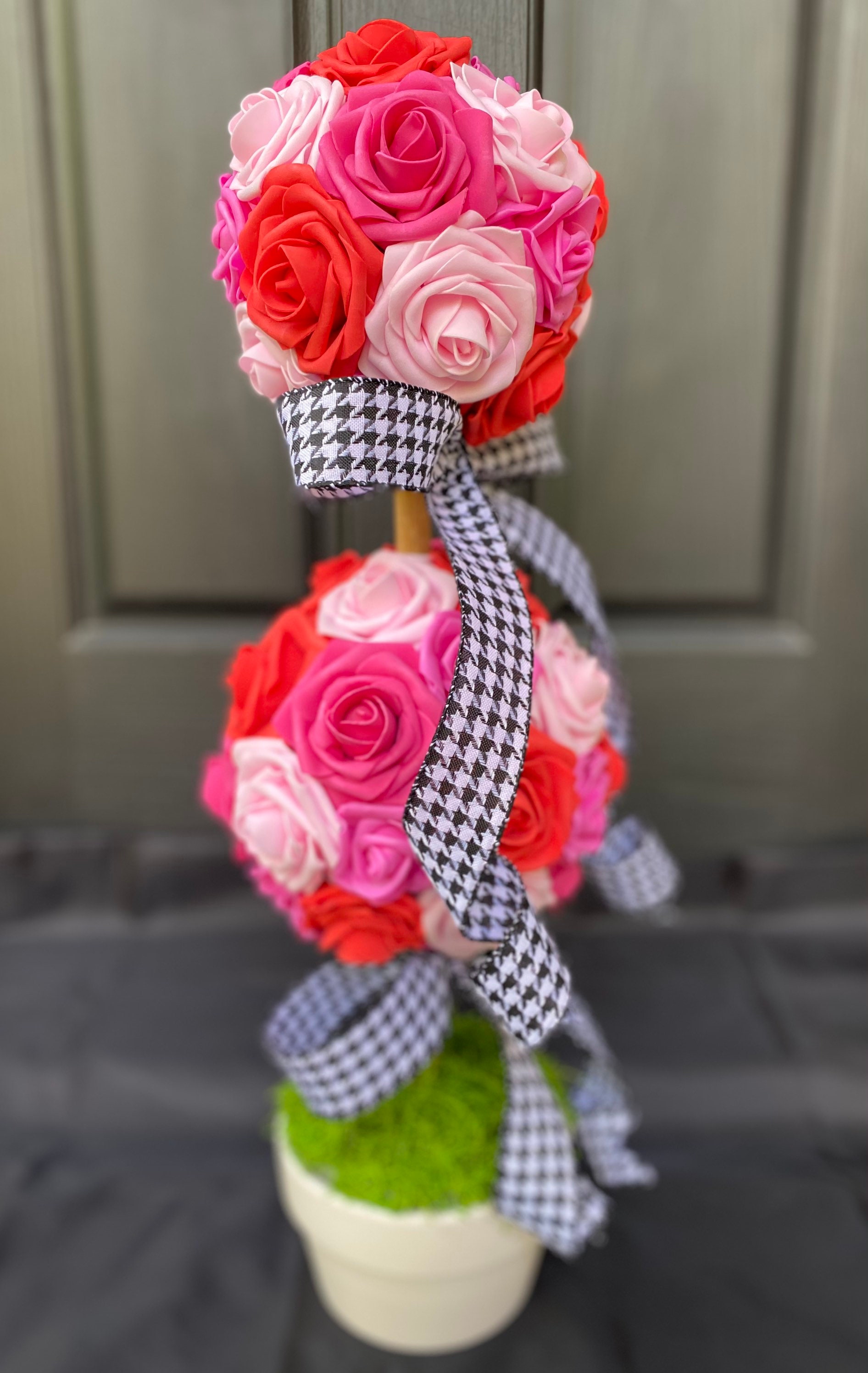 Spring Table Decor Artificial Rose Table Top Decor Roses Etsy