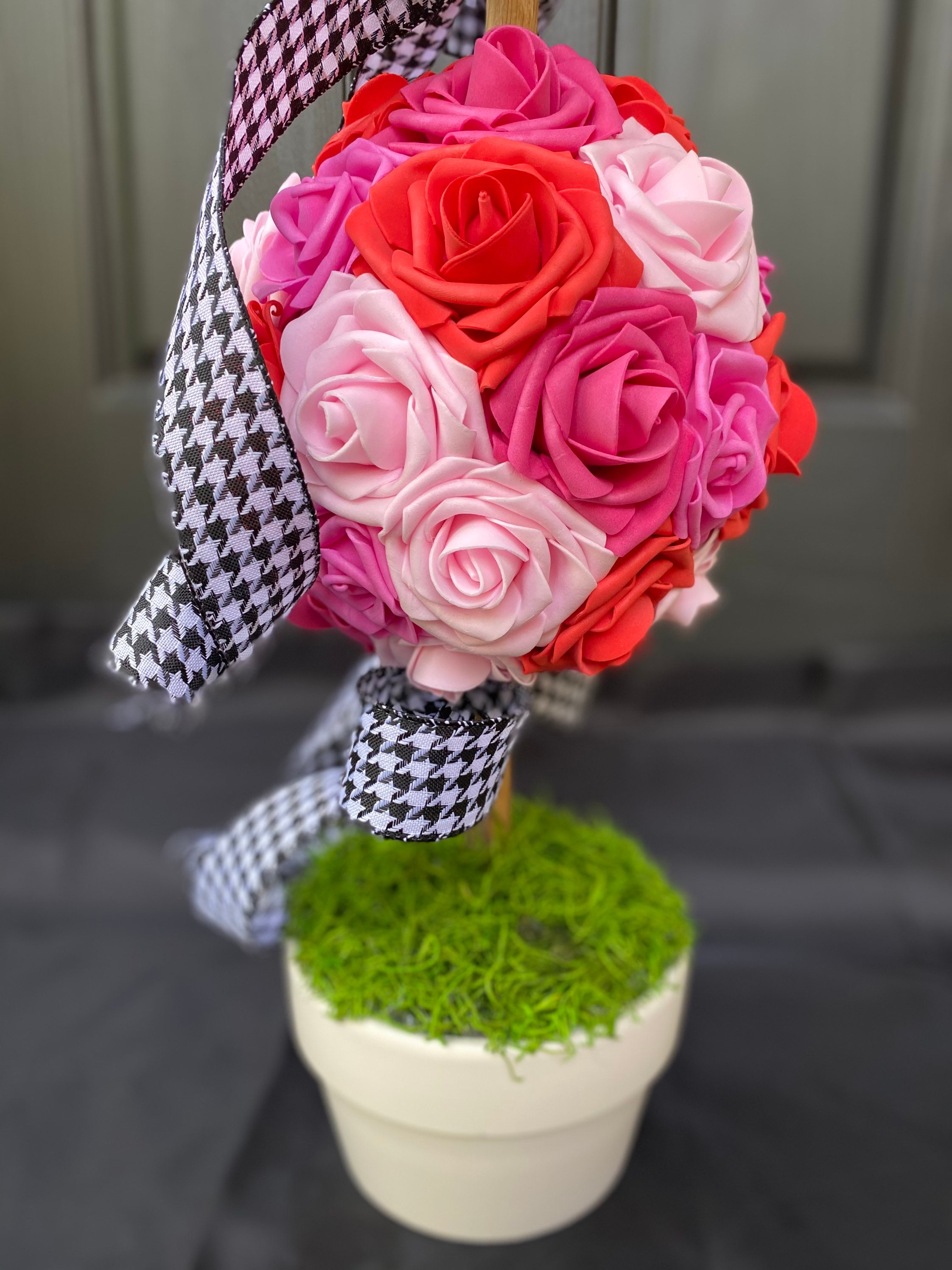 Spring Table Decor Artificial Rose Table Top Decor Roses Etsy