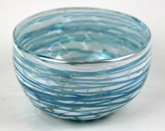Perla Turquesa Edition – White & Turquoise Bowl