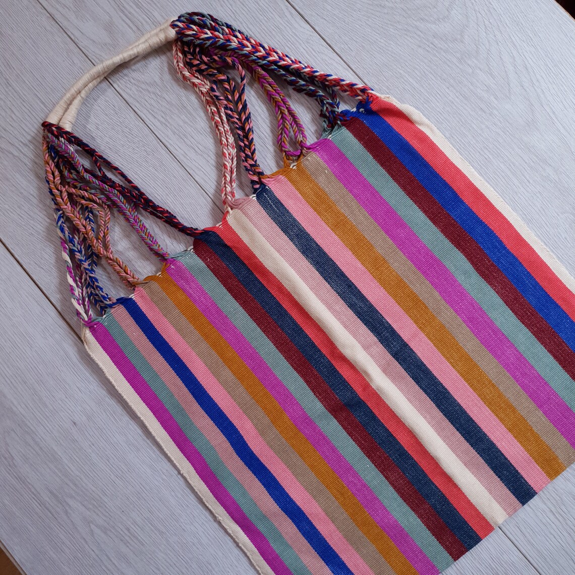 Handmade Mexican colourful bag from Chiapas / Boho bag | Etsy