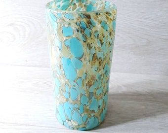 Sirena Turquoise Edition - Mexican Marble & Turquoise Vase