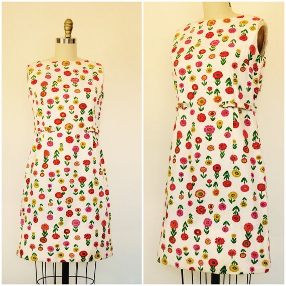 white cotton sheath dress