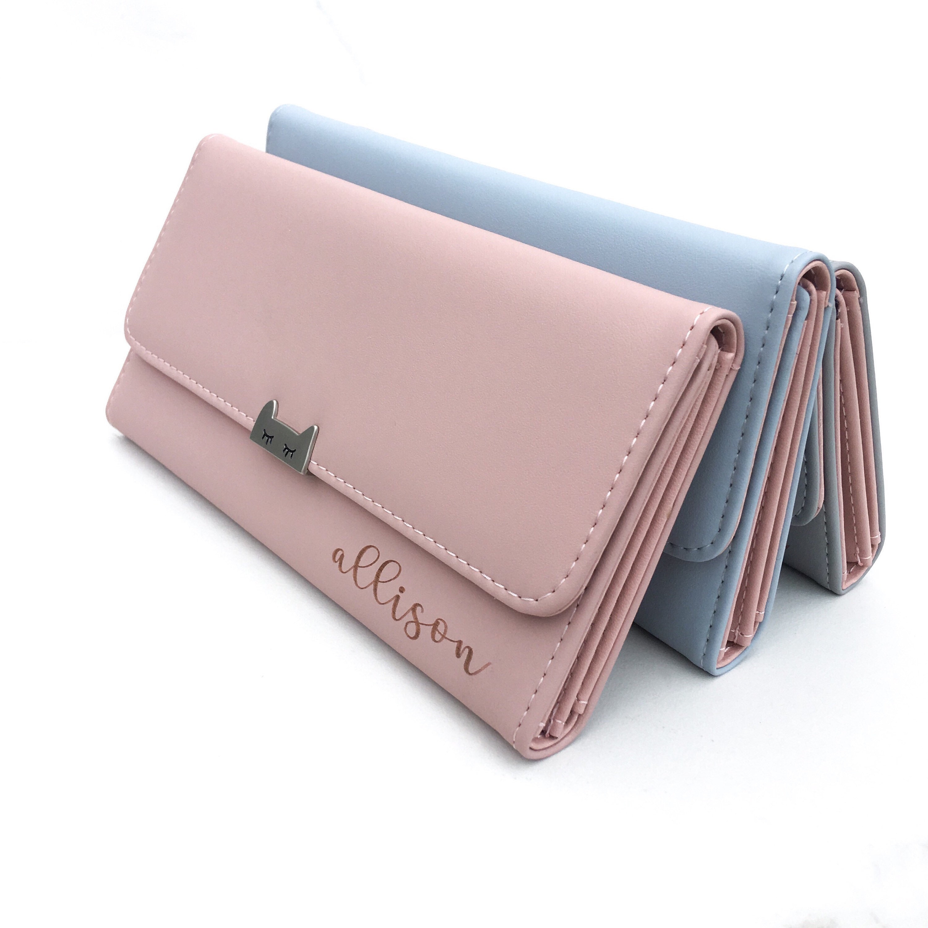 Personalized Womens Wallet Clutch Wallet Monogrammed Wallet Etsy