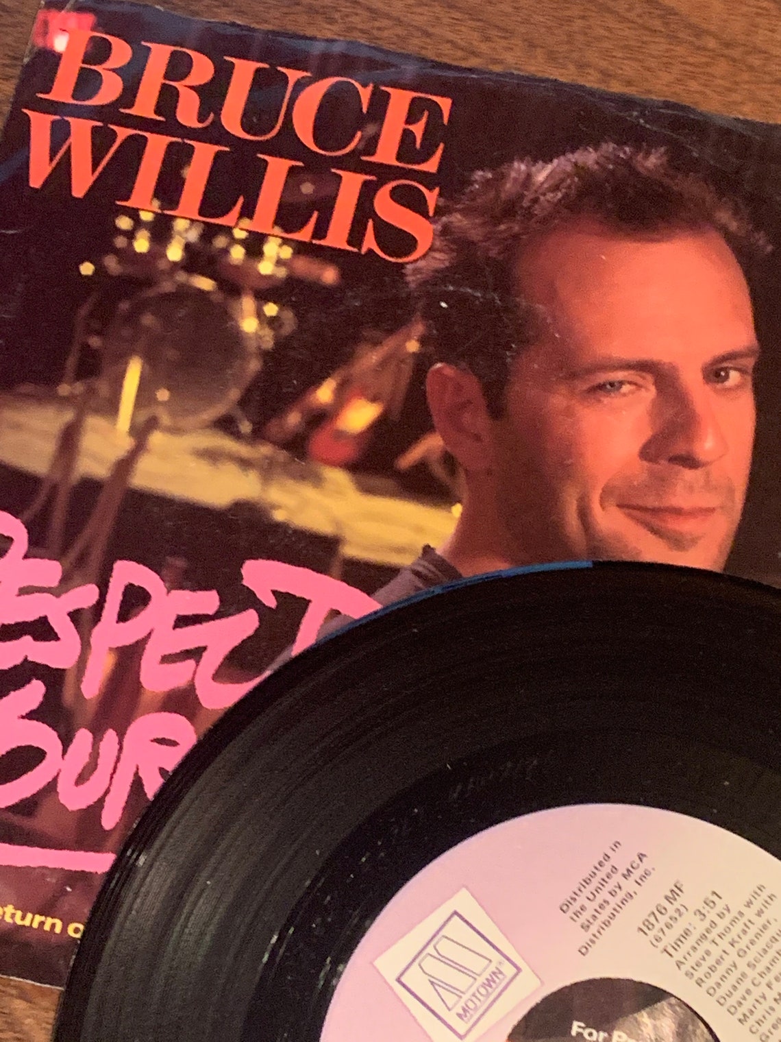 Bruce Willis Respect Yourself Promo 45rpm Etsy