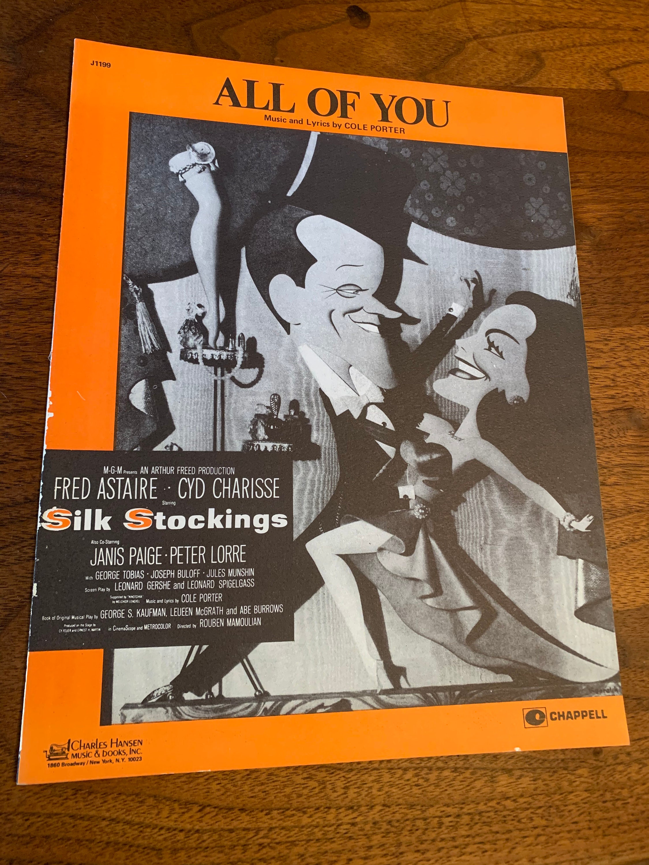 All Of You Astaire Charisse Silk Stockings 1954 Etsy All Of You Astaire Charisse Silk Stockings 1954 Etsy