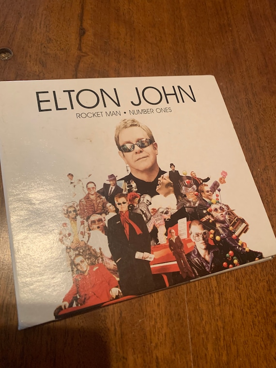 Elton John Rocket Man Number Ones CD Etsy