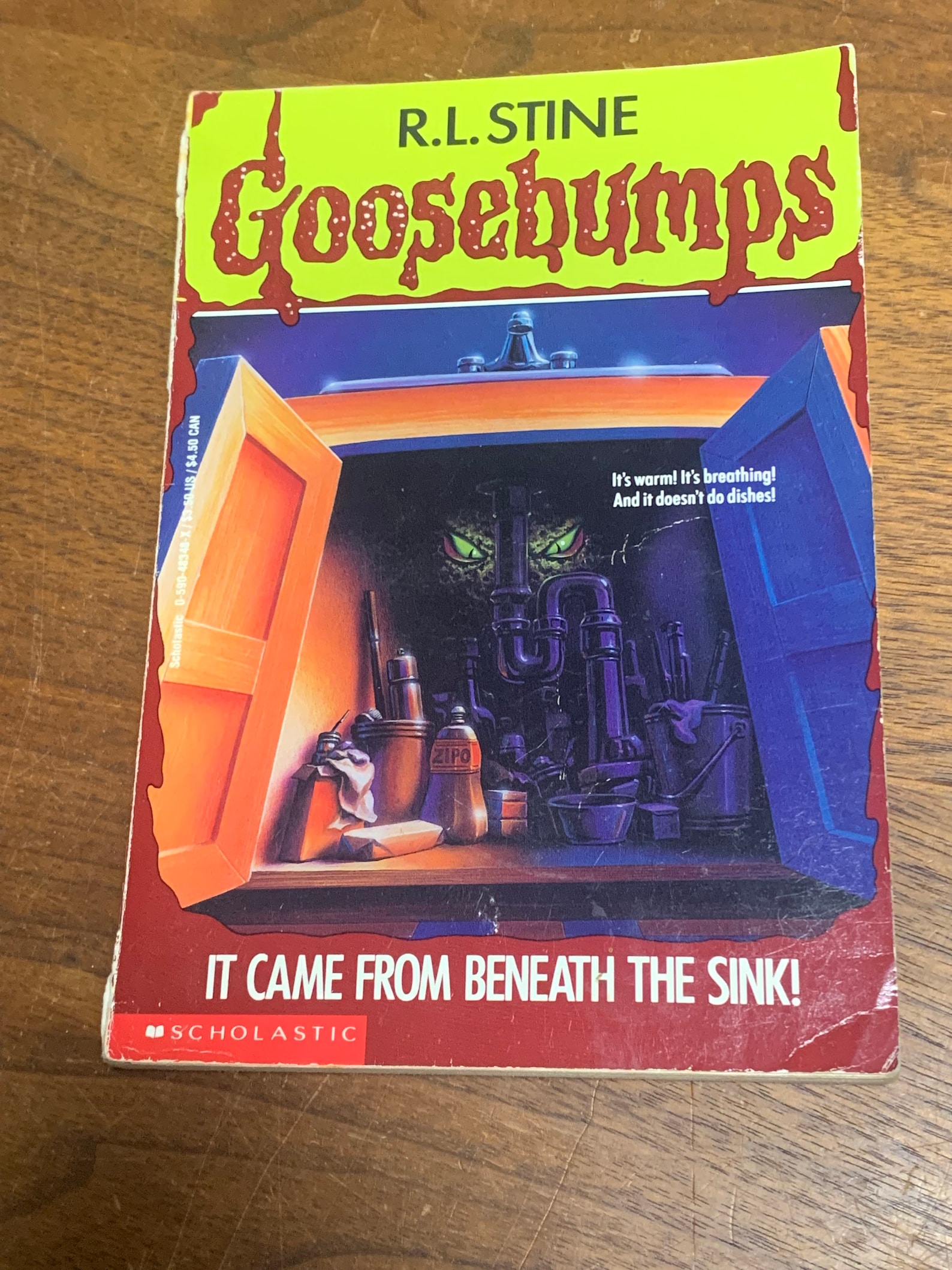 It Came From Beneath The Sink Goosebumps Goosebumps It Came From Beneath The Sink R L Stine | Etsy