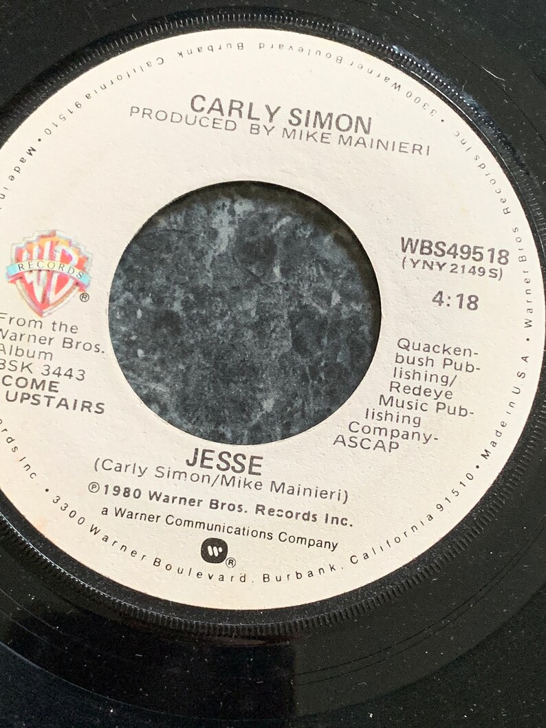Carly Simon Jesse / Stardust 45rpm Etsy Carly Simon Jesse / Stardust 45rpm Etsy