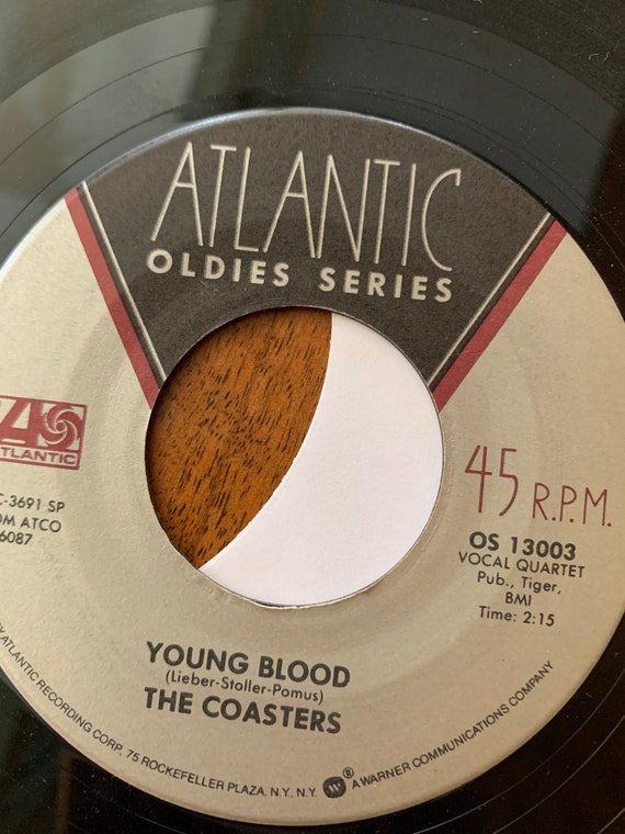 The Coasters Young Blood / Searchin' OS 13003 45rpm Etsy