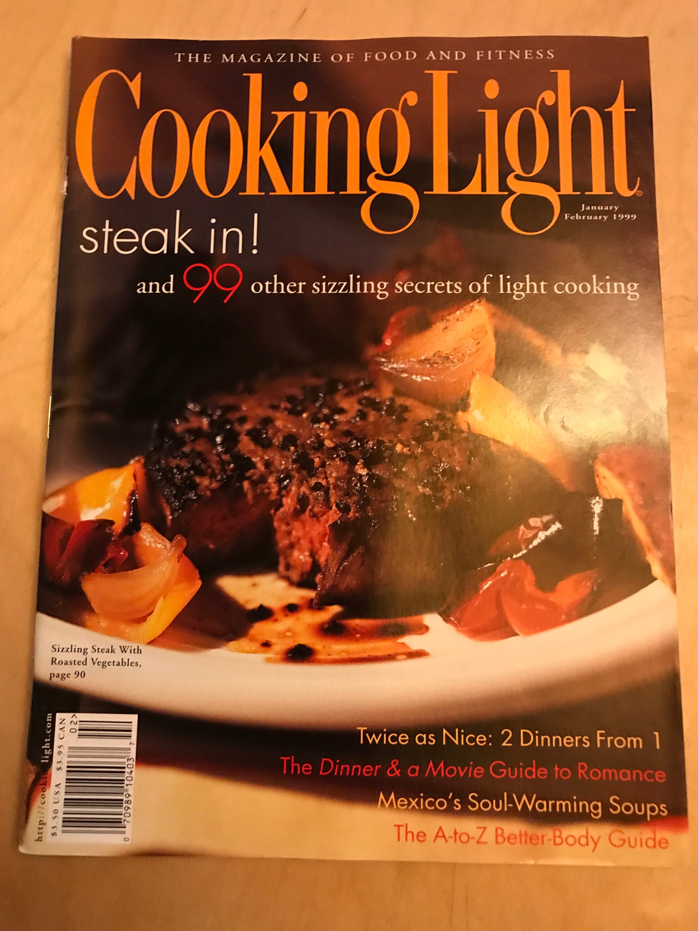 COOKING LIGHT Magazine January / February 1999 Etsy