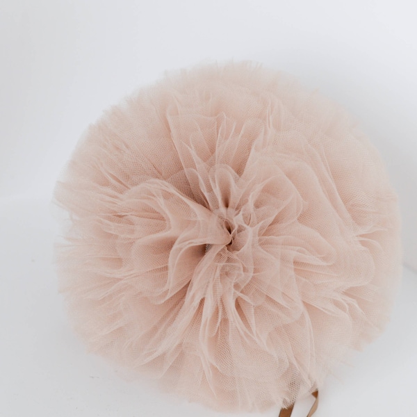 luce tulle rosa pompon / wedding party decorations pom poms